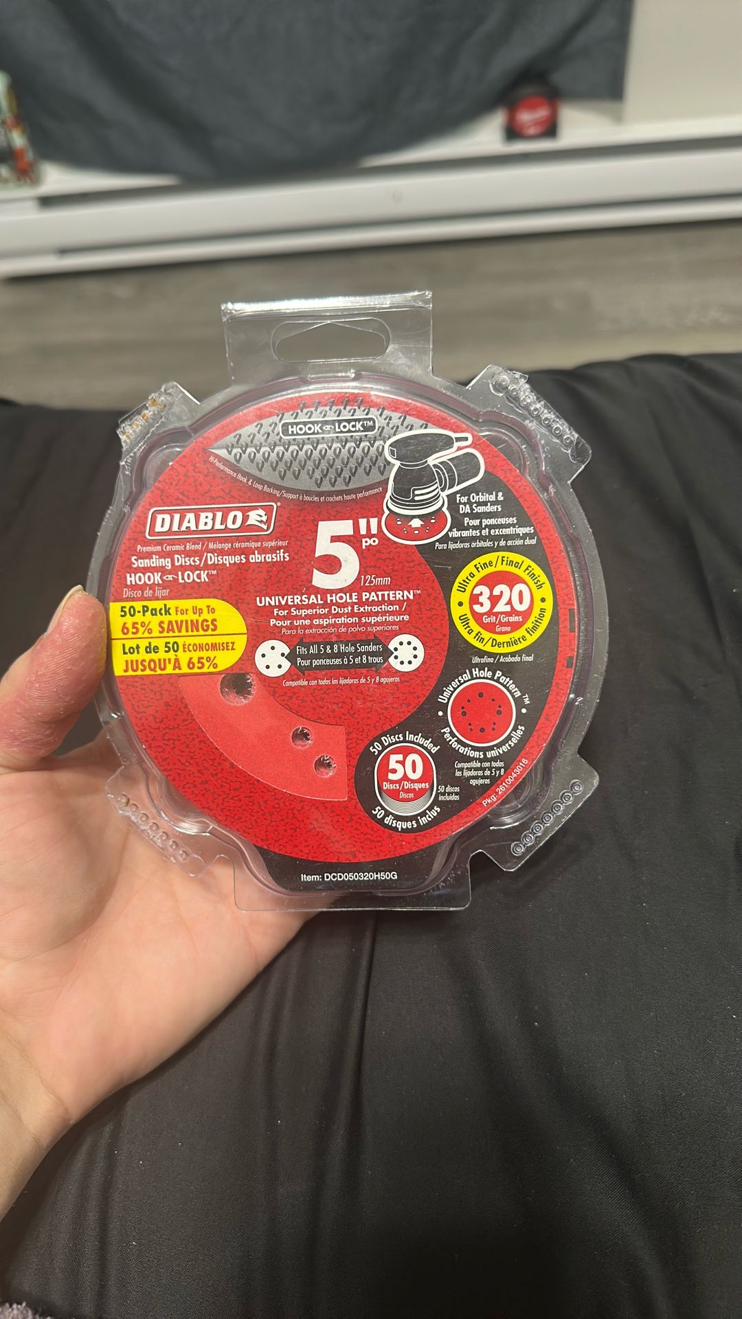 Diablo Sanding Discs 5in 320 Grit