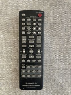 Sharp Audio System Remote Control