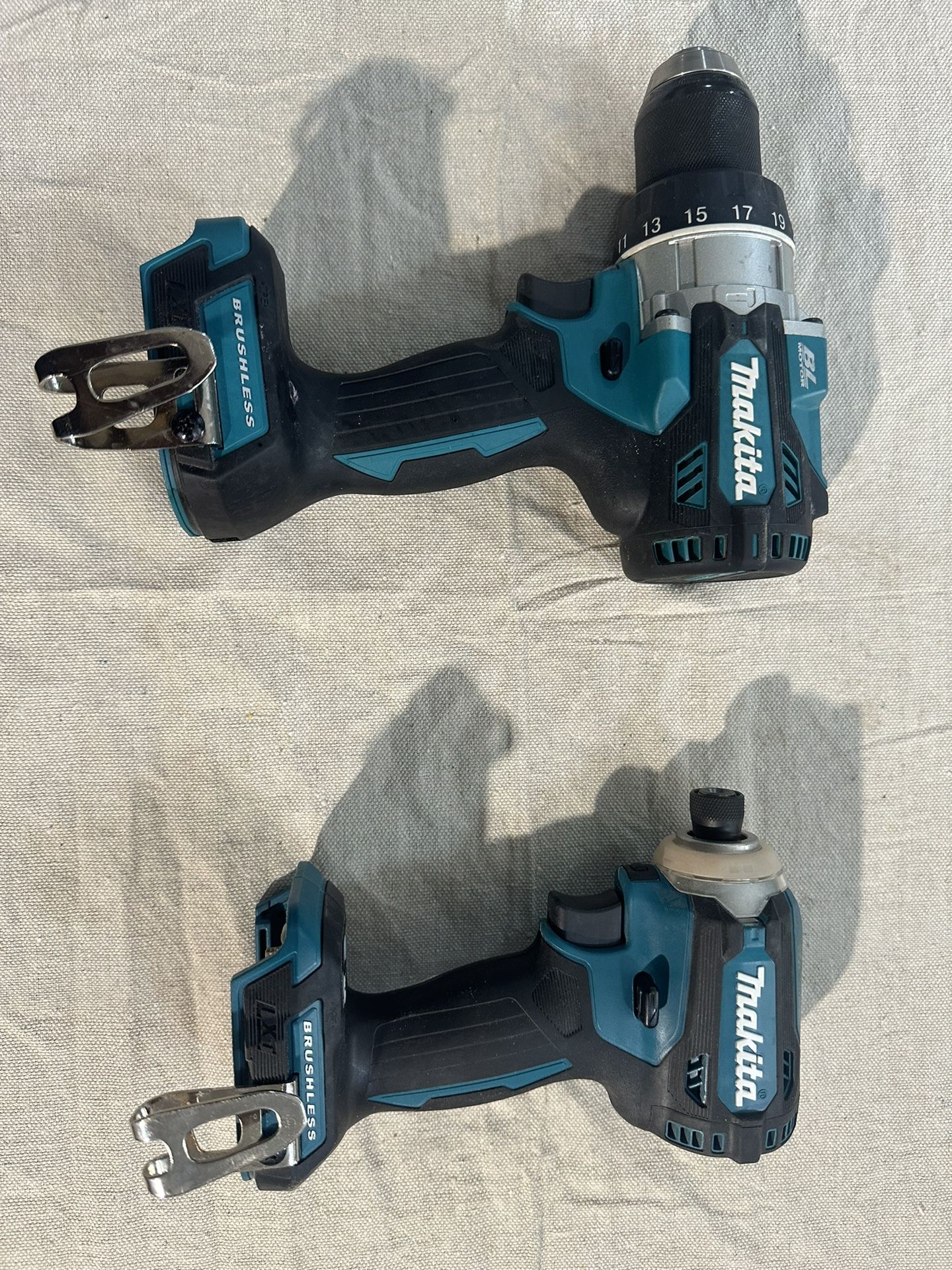 Makita 18v Brushless Hammer Drill And Impact Combo Minimal Usage On Both.