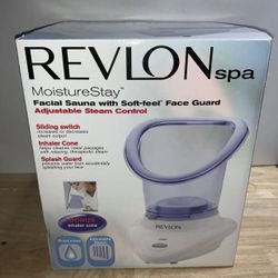 Revlon Spa MoistureStay Facial Sauna With Soft-feel Face Guard 