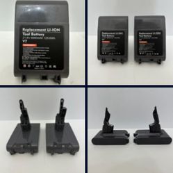 Replacement Li-Ion Batteries For 21.6 V Dyson V7 Cordless Stick Vacuum