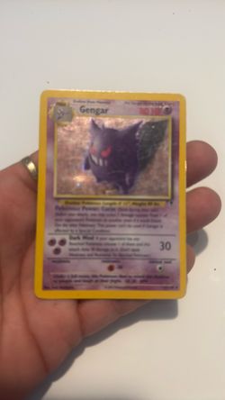 Gengar Holo Pokémon Trading Card
