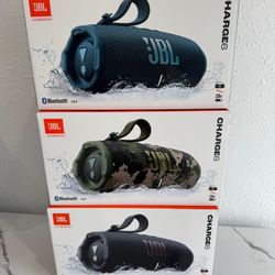 Awesome JBL Charge 6 Bluetooth speakers. These are new in box and ready to go. Has up to 24 hours of playtime and is IP68 waterproof and dustproof. Al