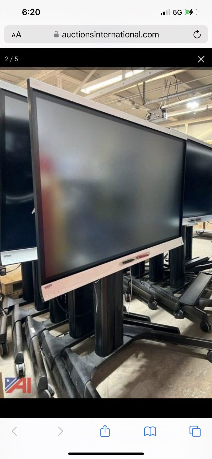 Smart Board SPNL-6065-V2 65" Interactive Flat Panel 4K