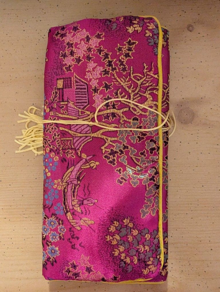 Asian Art Makeup Bag