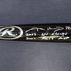 Angels Adam Kennedy Signed,  Dual-Inscribed,  Beckett-Certified Baseball Bat 