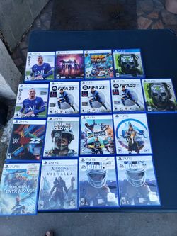 Any Game from here is $30!. $30! This $30! That each $30! Or 4 for $100!. 2 for $60!. Playstation 5 PS5 Games juegos $30! Cada 1 it is what it is