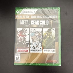 Metal Gear Solid Master Collection Vol. 1 - Xbox - FACTORY SEALED