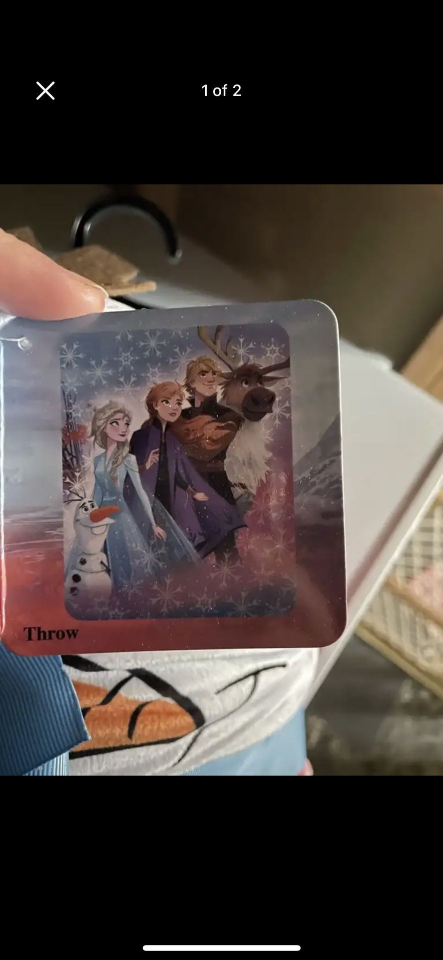 NWT Frozen Blanket And Pillow Set