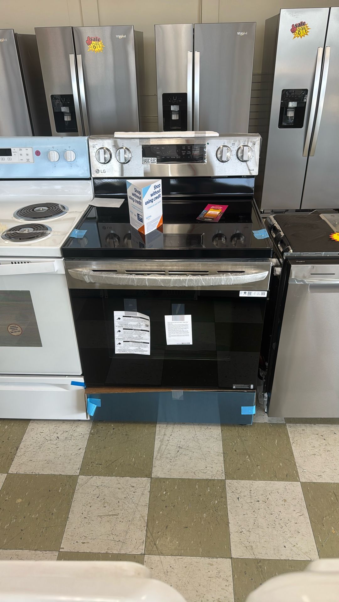 NEW ELECTRIC STOVE LG FOR SALE