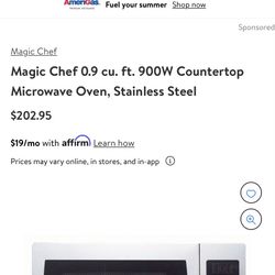 Magic chef microwave 