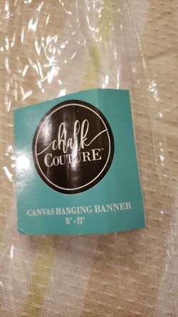 New canvas hanging banner