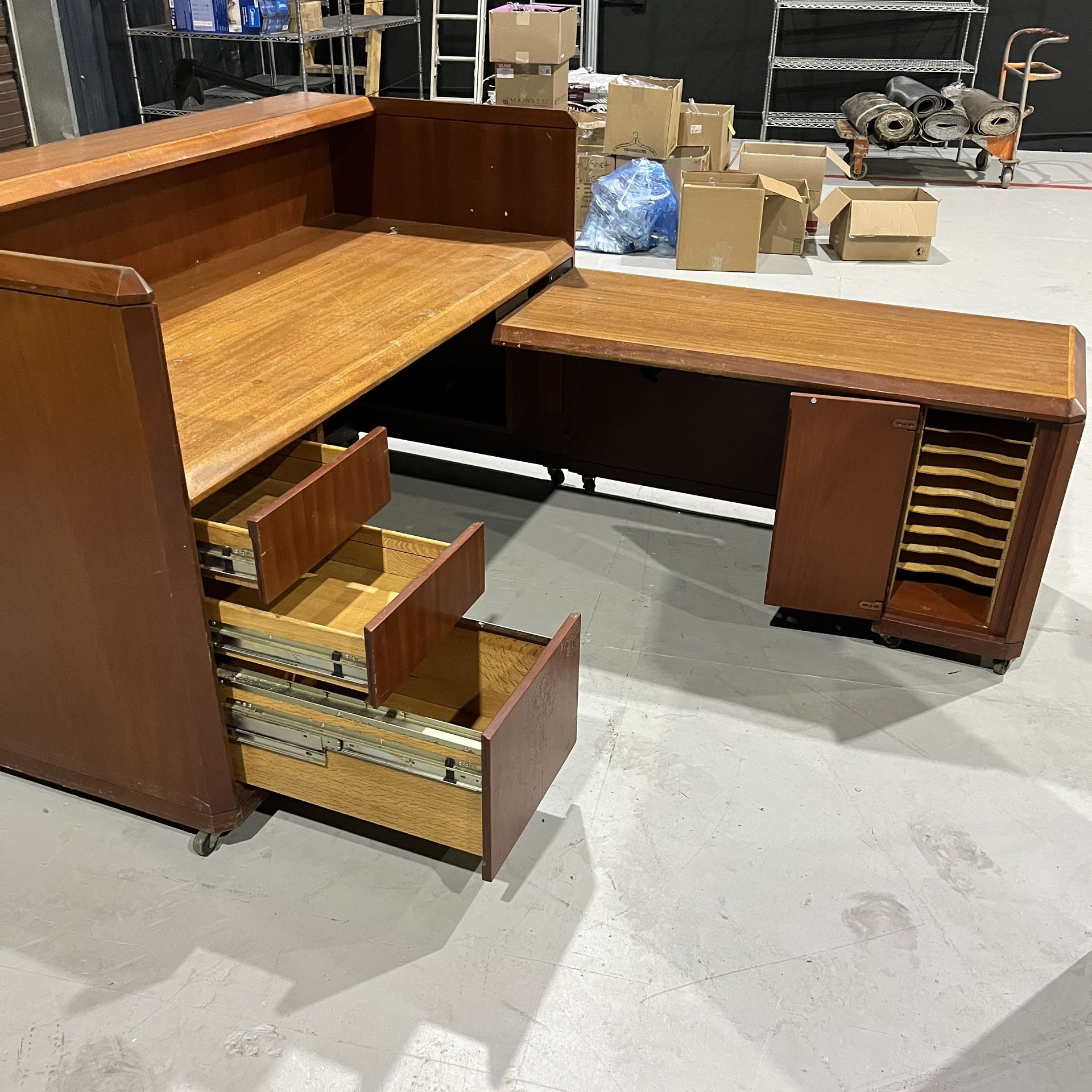 Wooden Reception Desk