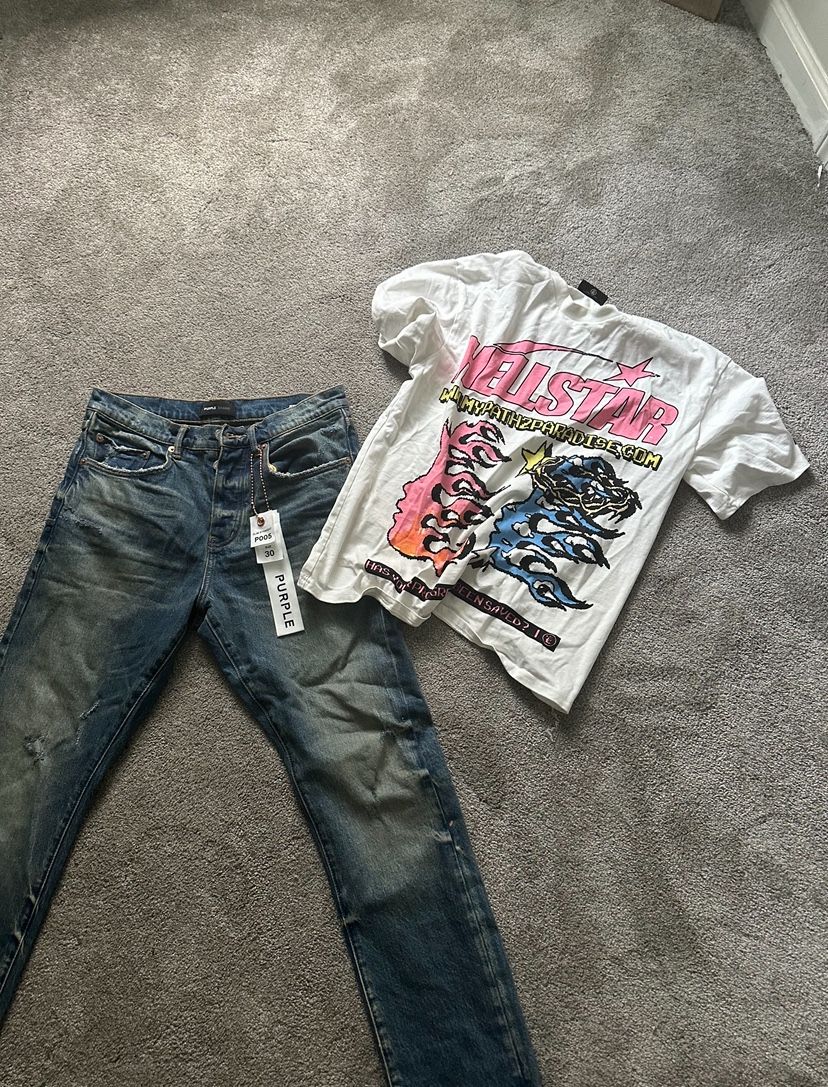 Hellstar And Purple Jeans