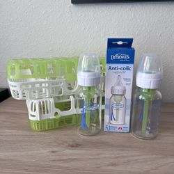 Dr Browns Bottles and Dishwasher Basket