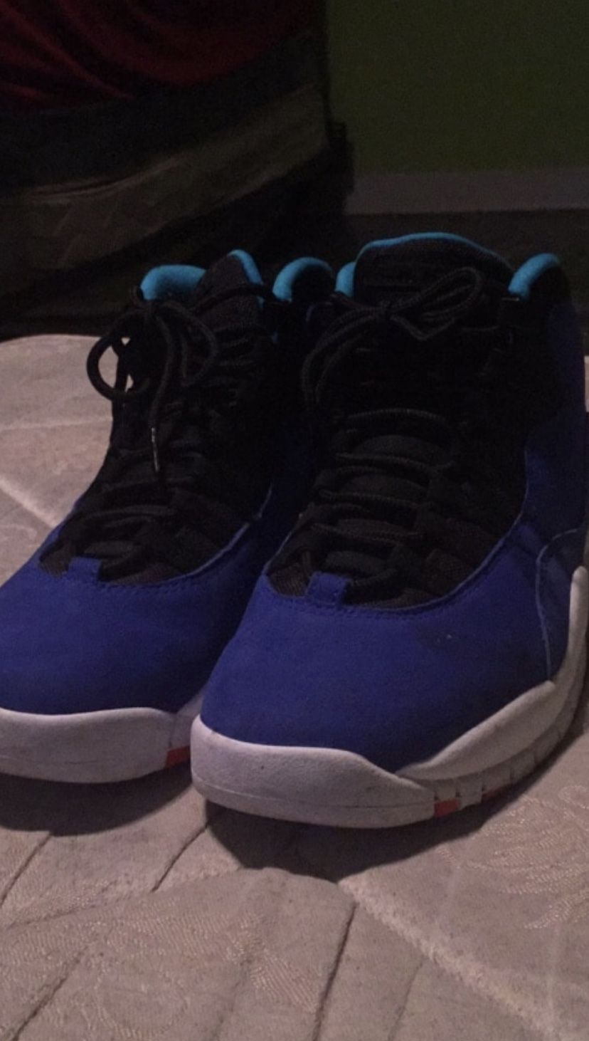 Jordan 10 Tinker - Racer Blue - $110 obo - Size 9.5 - Blue/Bk - 9/10 Condition