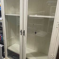 Cabinet Double Glass Wood