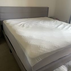 Gray King Bed Frame