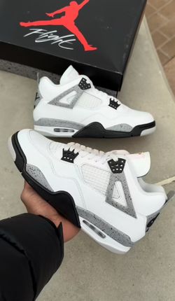 White Cements Jordan 4s - $120 each