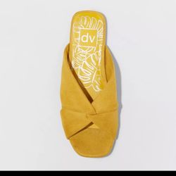 Women's dv Addie Microsuede Knotted Slide Sandals 6.5