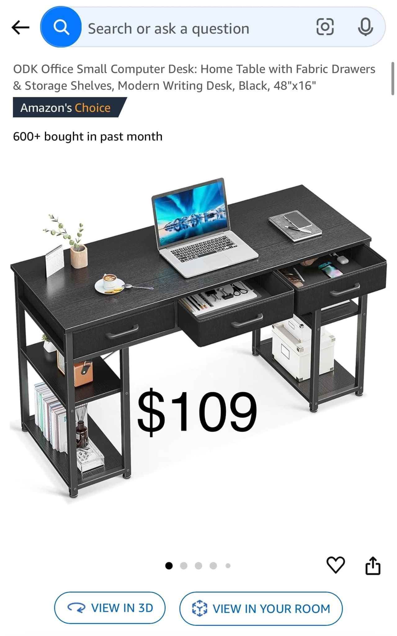 Small Computer Desk