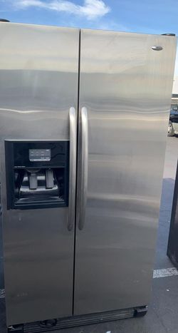 Amana Side By Side Stainless Steel Fridge
