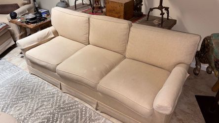 Classic Off-White Sofa - Free