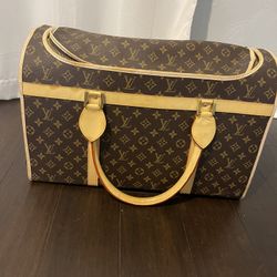 Louis Vuitton LV Brown Monogram Bag Pet Carrier
