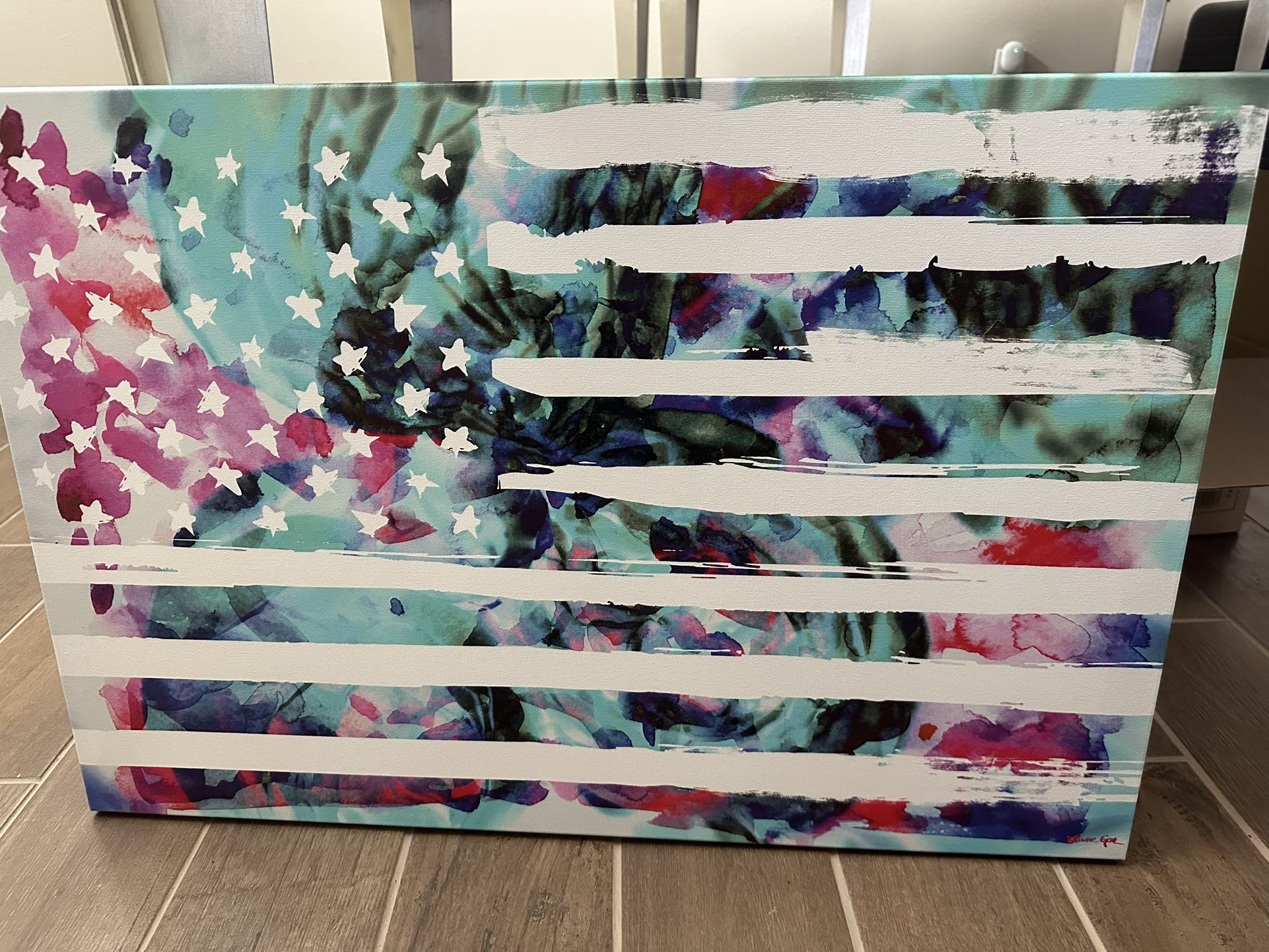 Free - American Flag Art Work