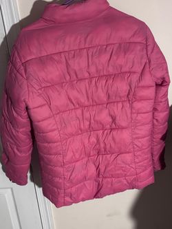 Pink Quilted Puffer Jacket