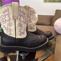 Ariat Fatbaby leather western boots, women’s 9B