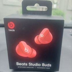 Beats Studio Buds Totally Wireless Noise Cancelling Earbuds Beats Red