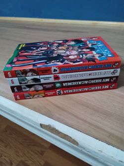 My Hero Academia Manga Volumes 4, 5, 6, 10