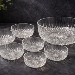 7-Piece Glass Bowl Set (3 Sizes)