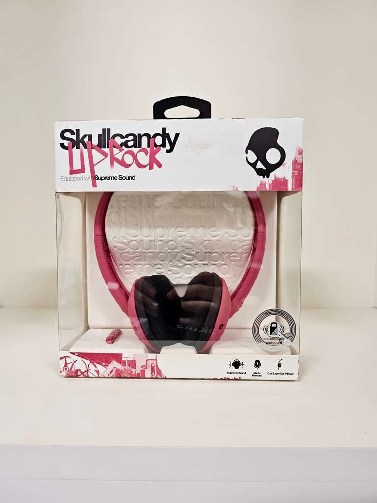 Brand New - Skullcandy Supreme Sound Uprock Mic Headphone in Pink