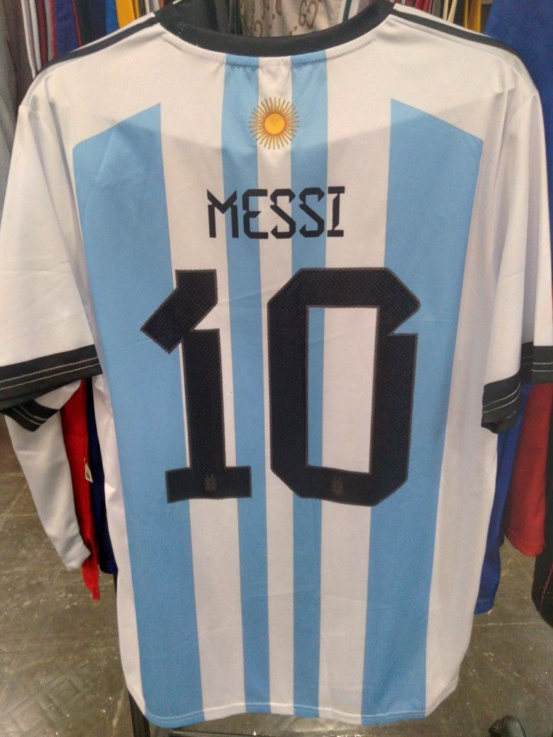 Messi Jersey Sizes L Thru 3X Brand New In Plastic