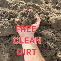 FREE Clean Dirt  FOR PAVERS AND LEVELING IN BULK