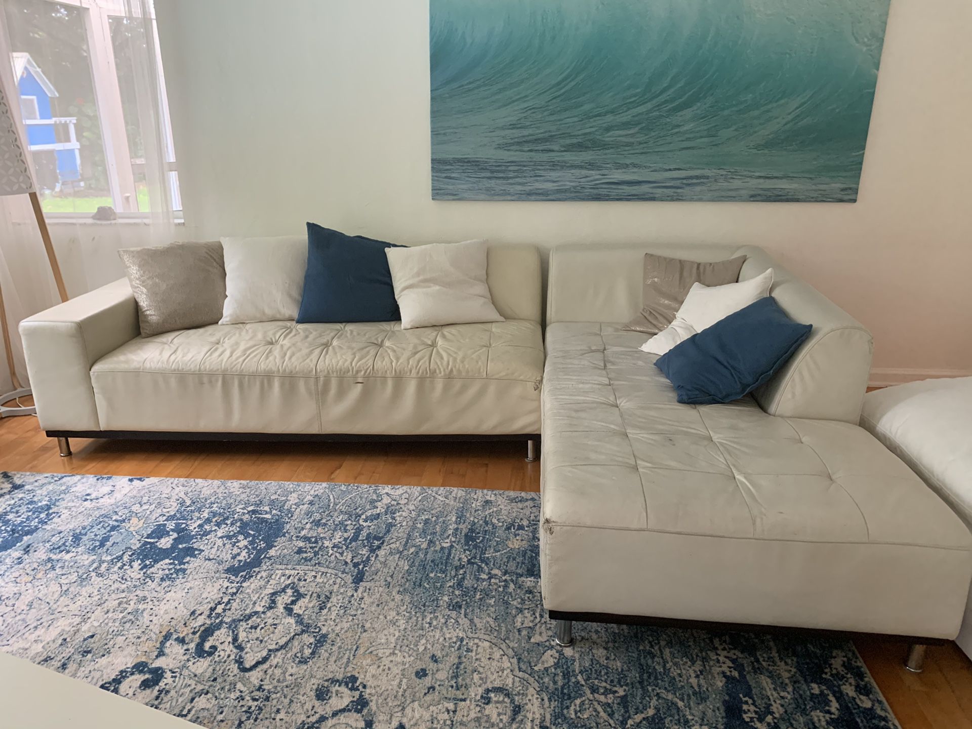 FREE Couch sectional sofa off white