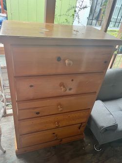 Wood dresser $30