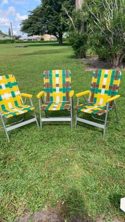 Folding chairs