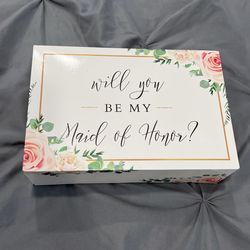 Maid Of Honor Gift Box