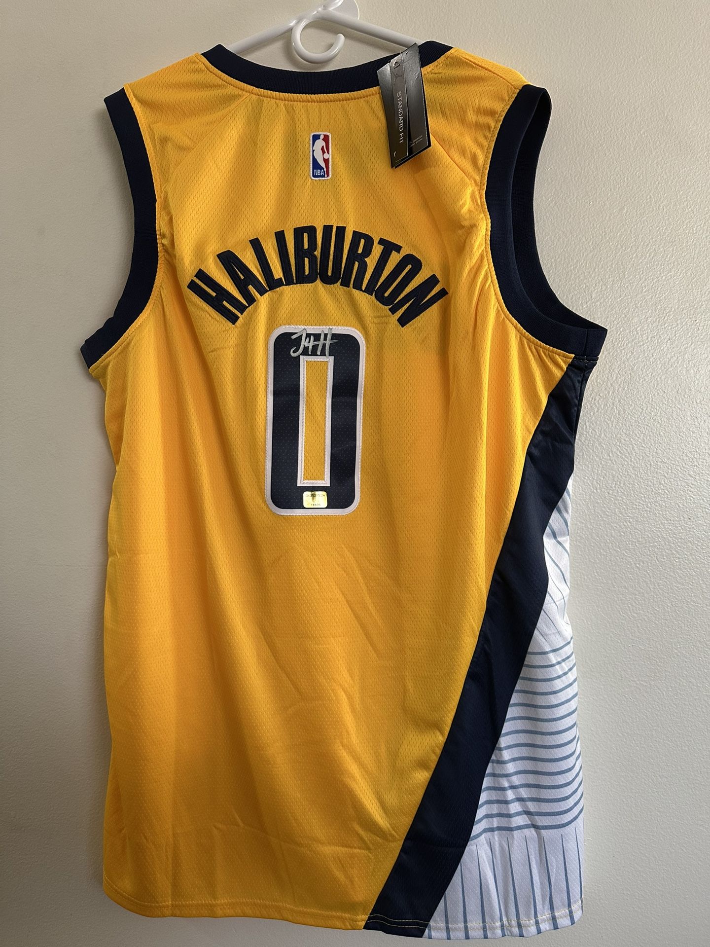 TYRESE HALIBURTON SIGNED INDIANA PACERS AUTOGRAPHED NIKE JERSEY W/COA - XXL 778B