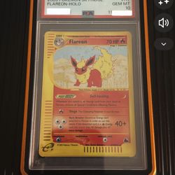 Pokemon Skyridge Flareon Holo #H7 PSA 10
