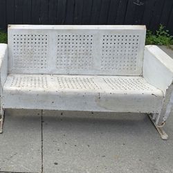 Vintage Bunting Glider - steel - 3 Seater