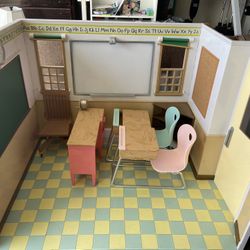 Our generation/American Girl school house with all supplies