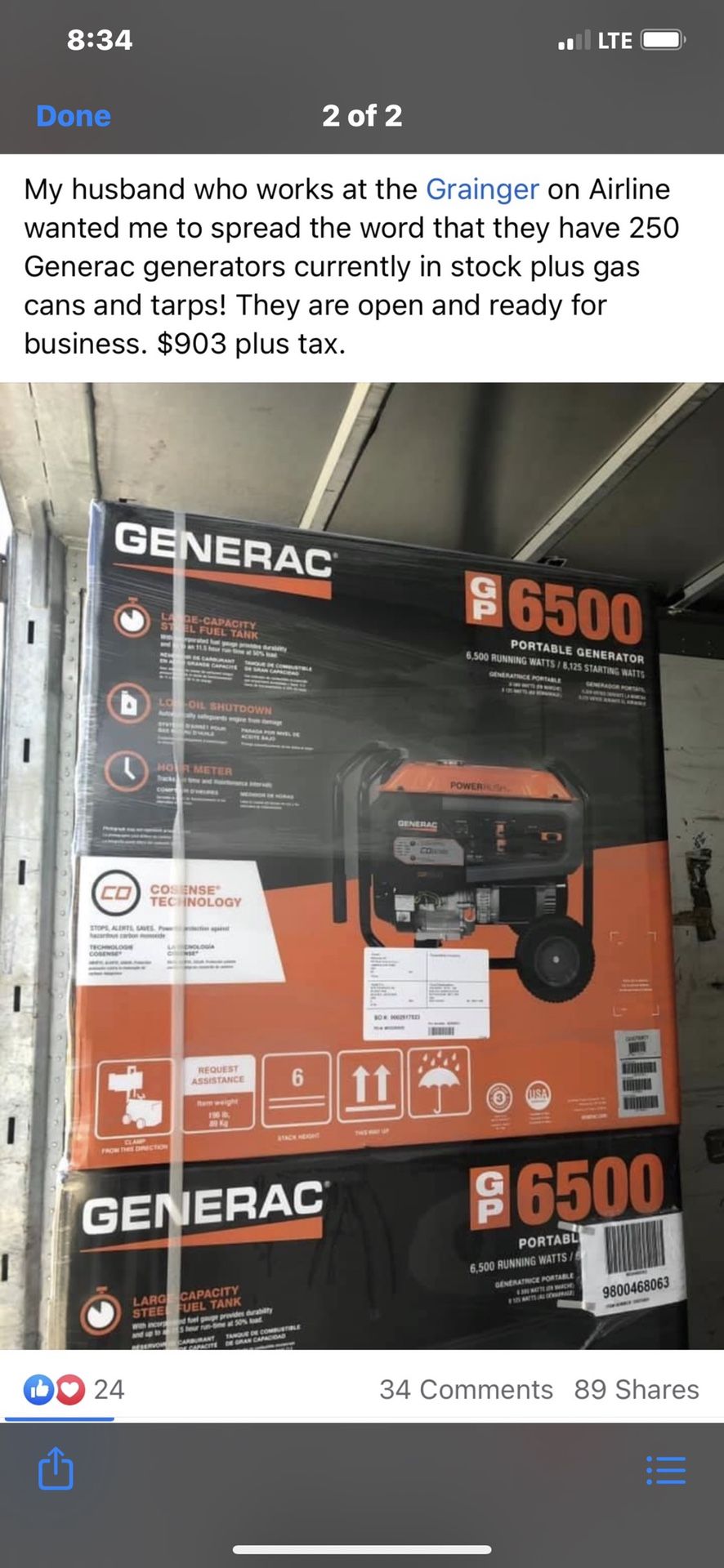 6500w Generator