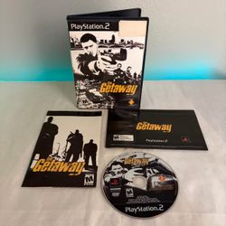 The Getaway Playstation2 2003 Ps2 W/ Poster Complete In Box Tested Works Game