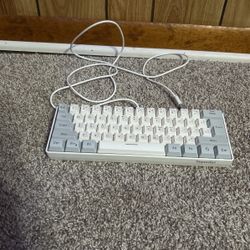 White 60% Keybored