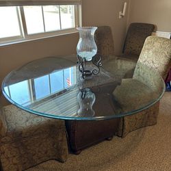 Glass Dining Room Table 60 Inch 