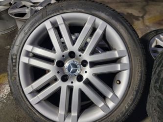 OEM 17" Staggerd MERCEDES BENZ C250 Wheels With Tires